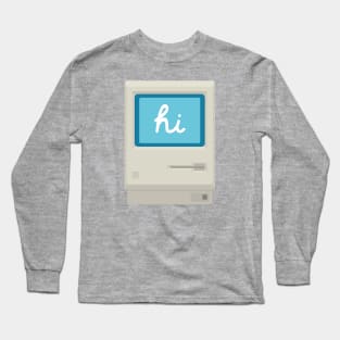 Retro Computer Long Sleeve T-Shirt